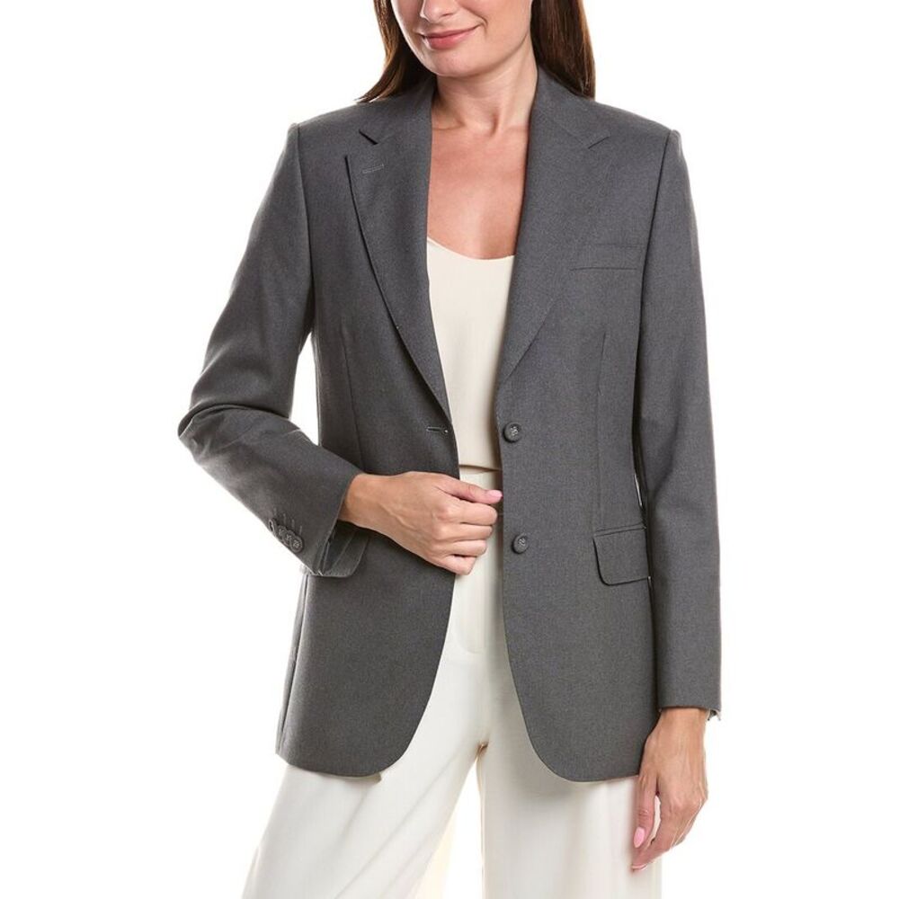 Officine Générale Womens Officine Generale Giovanni Wool Jacket, Gray